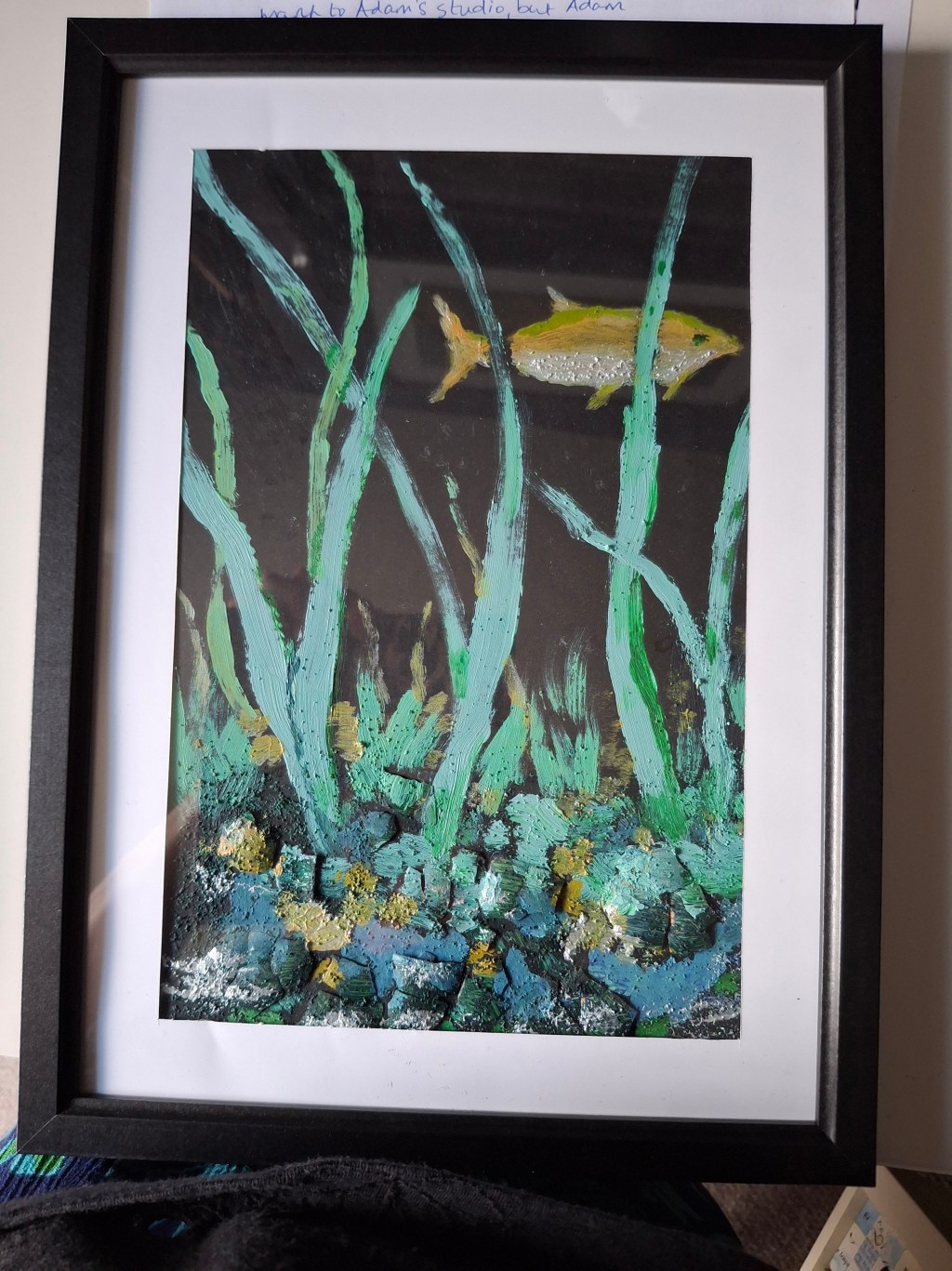 Under the sea in&nbsp;acrylics