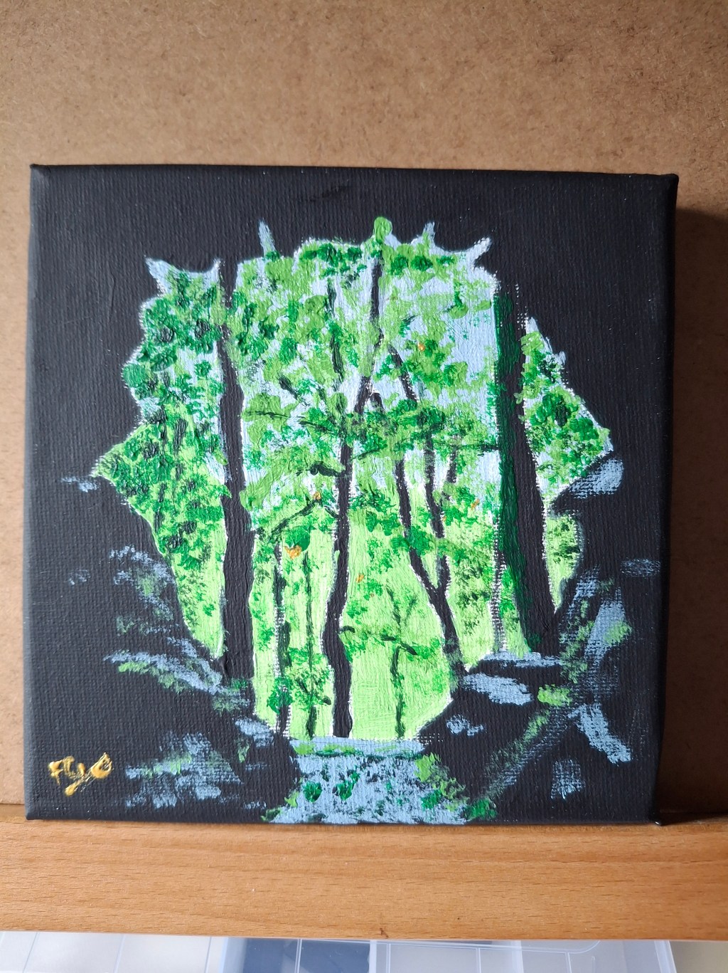 Sold: Allan Bank in&nbsp;acrylics