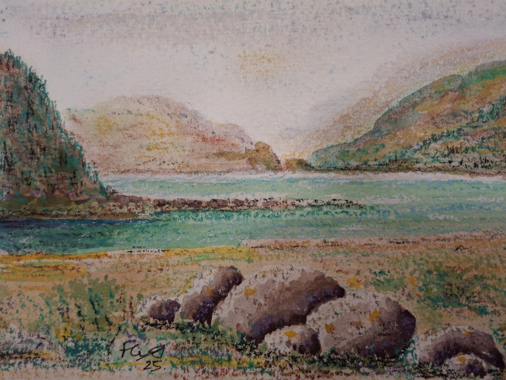 Experimenting with pastels
